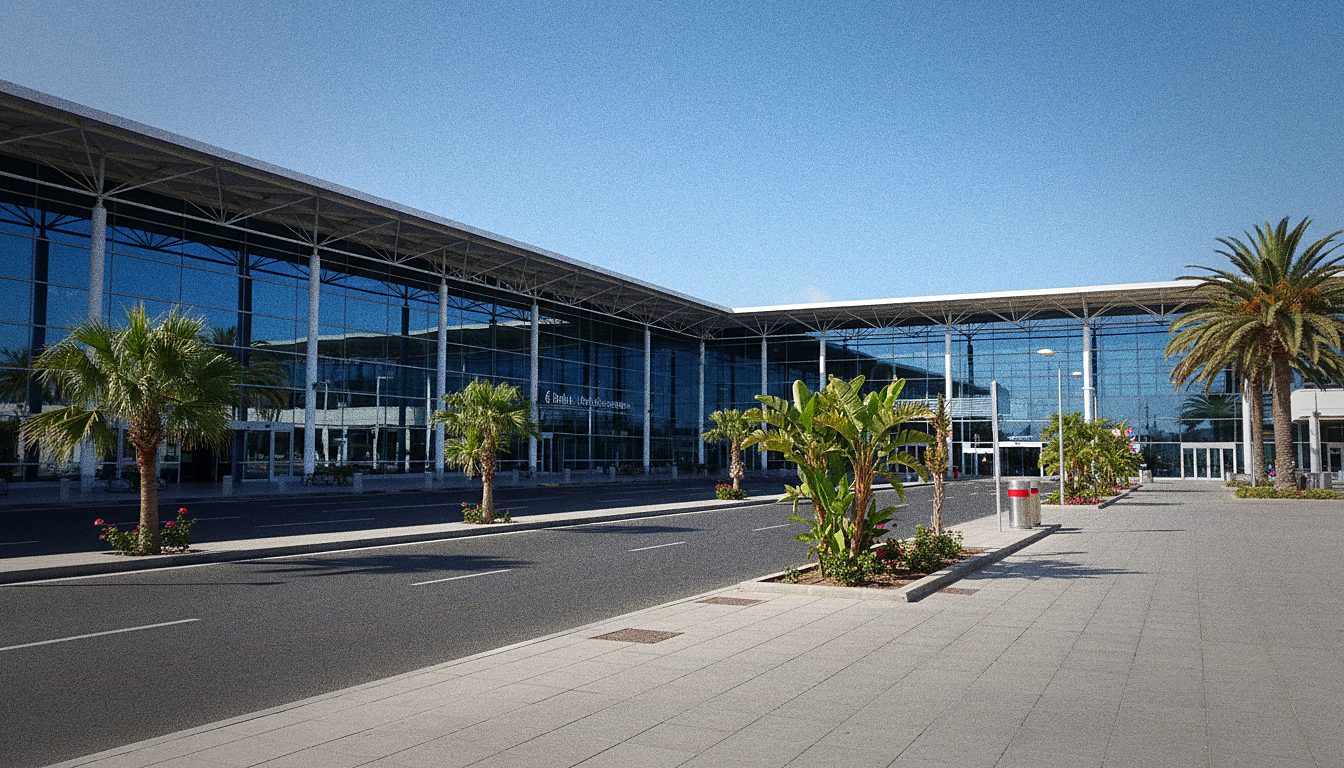 Zone des arrivées de l'Aéroport de Tenerife-Sud